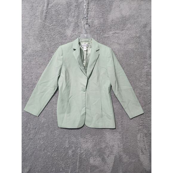 Vintage Pendleton Blazer Womens 12 Green 100% Virgin Wool Jacket USA Old Money - Picture 1 of 7